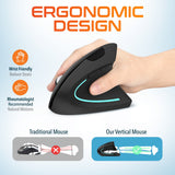 Delton KB200 and S12 Wireless Ergonomic Keyboard and Wireless Mouse Computer Pointing Device Accessory Wireless Keyboard & Mouse Set - Tophatter Daily Deals