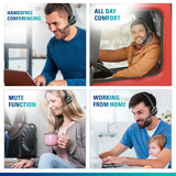 Delton Low Profile OTR Wireless Trucker Headset with Microphone Headset With Microphone - Tophatter Daily Deals