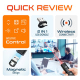 Delton LP21 Wireless Laser Pointer Presenter Remote Presentation Clicker Laser Pointer - Tophatter Daily Deals
