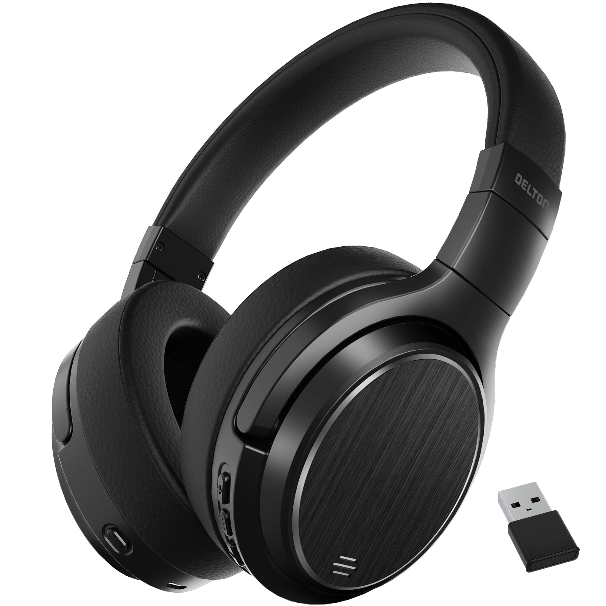 Delton M101D Wireless Bluetooth Headphones, Over Ear Noise Canceling Headset with Mic Over-Ear Headphones - Tophatter Daily Deals