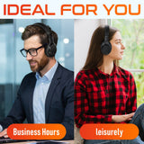 Delton M101D Wireless Bluetooth Headphones, Over Ear Noise Canceling Headset with Mic Over-Ear Headphones - Tophatter Daily Deals