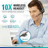 Delton On-Ear Bluetooth Headphone with Microphone Headset With Microphone - Tophatter Daily Deals
