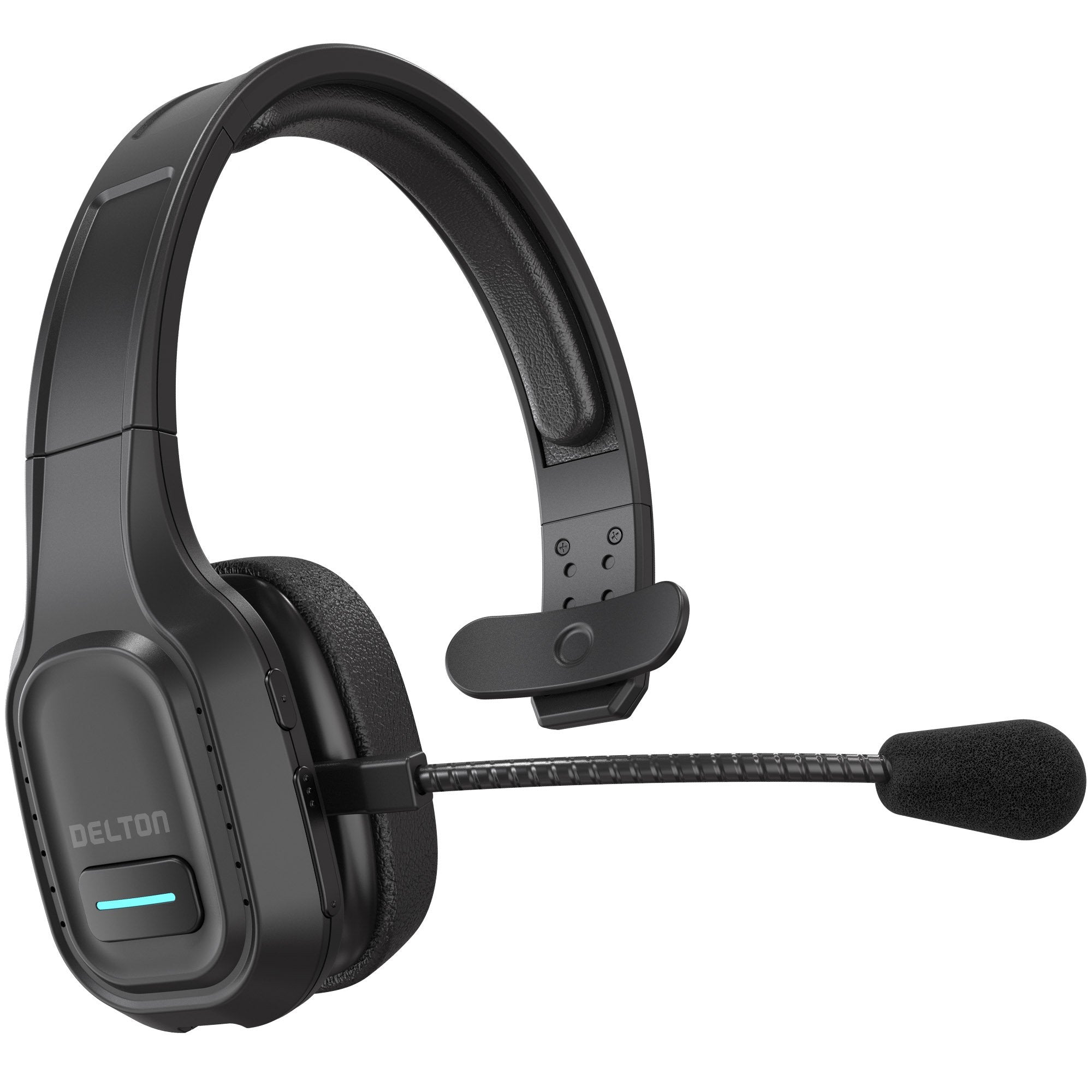 Delton Professional Wireless Computer Headset with Mic Wireless Headset - Tophatter Daily Deals