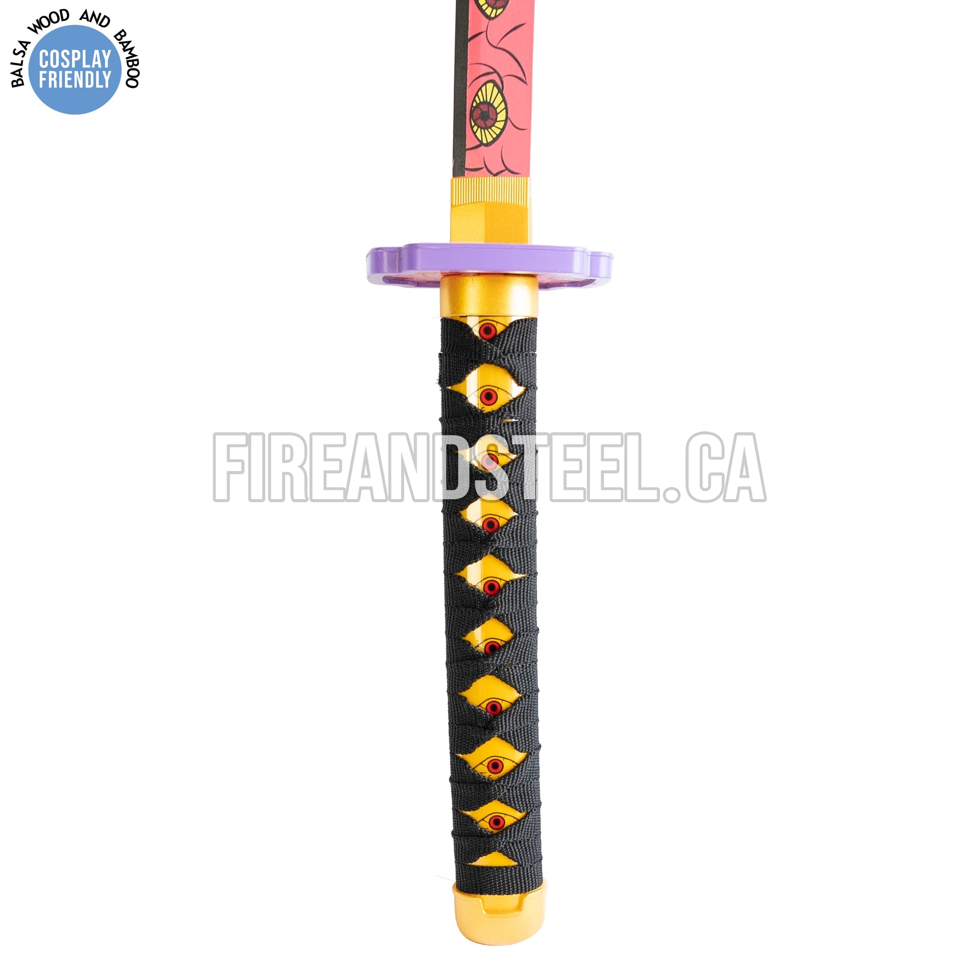 Kokushibo's "Kyokokukamusari" Flesh Katana (Wood) Anime Sword - Tophatter Daily Deals