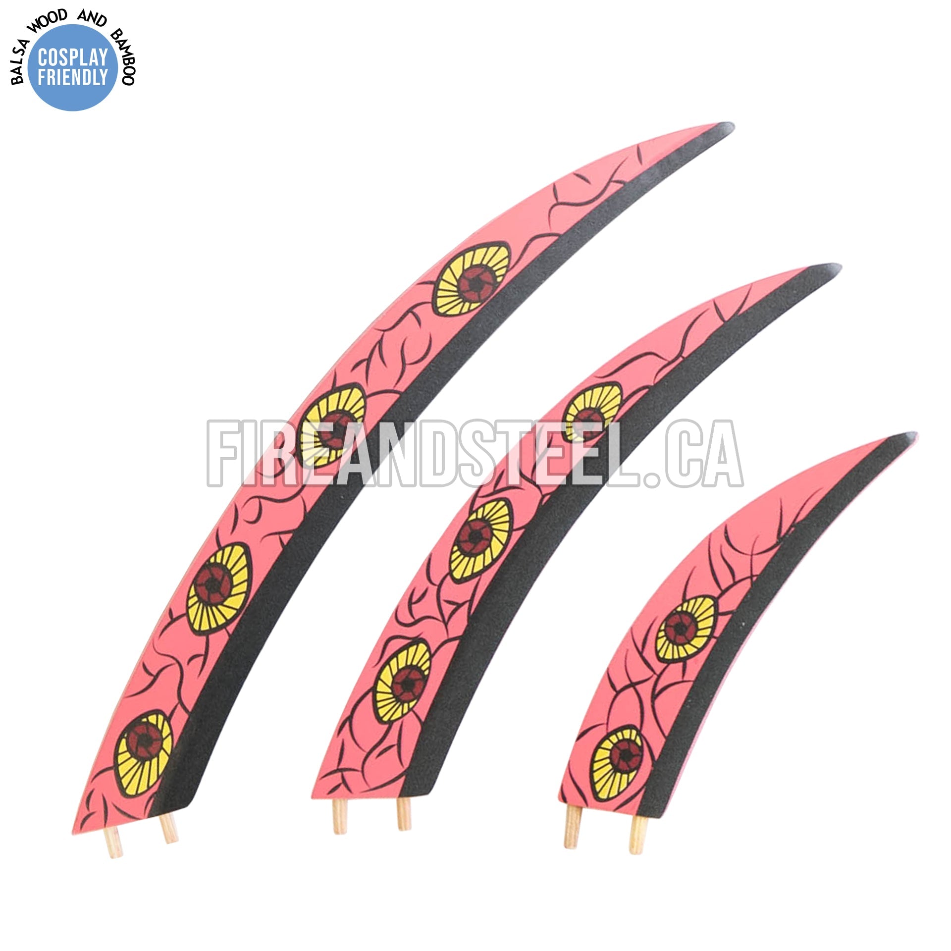 Kokushibo's "Kyokokukamusari" Flesh Katana (Wood) Anime Sword - Tophatter Daily Deals