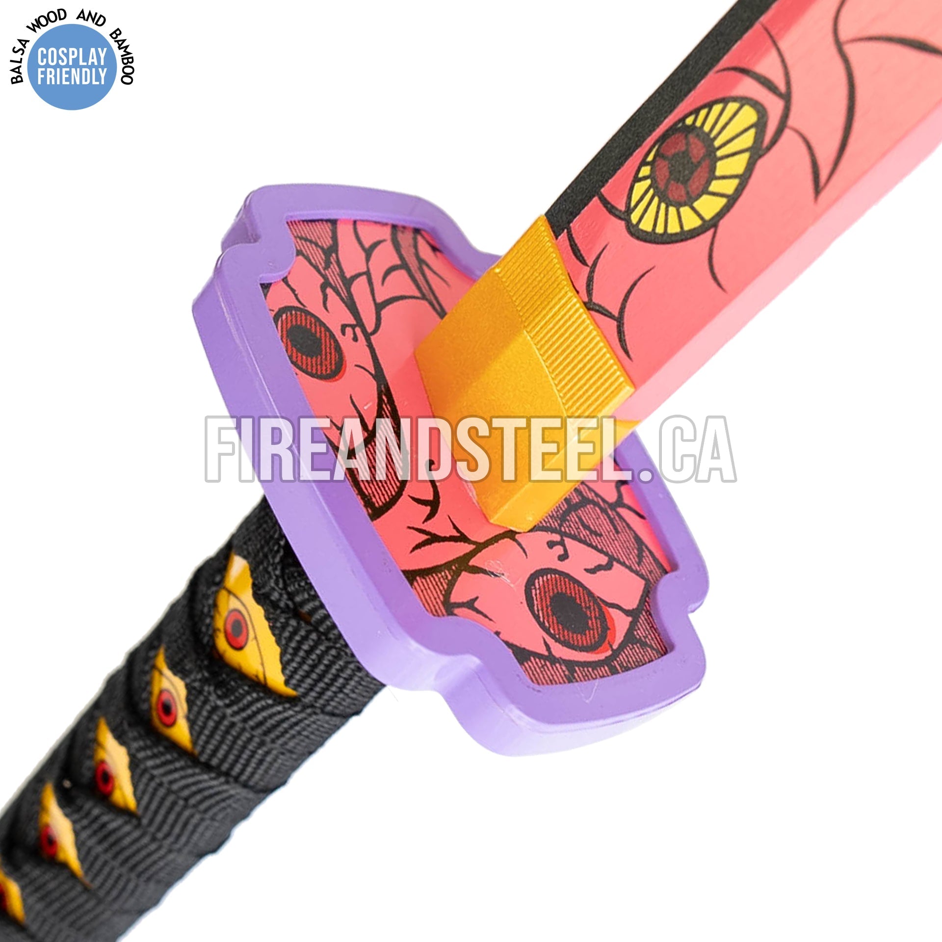 Kokushibo's "Kyokokukamusari" Flesh Katana (Wood) Anime Sword - Tophatter Daily Deals