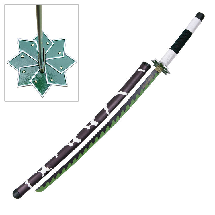 Sanemi Shinazugawa's Green Nichirin Katana Anime Sword - Tophatter Daily Deals