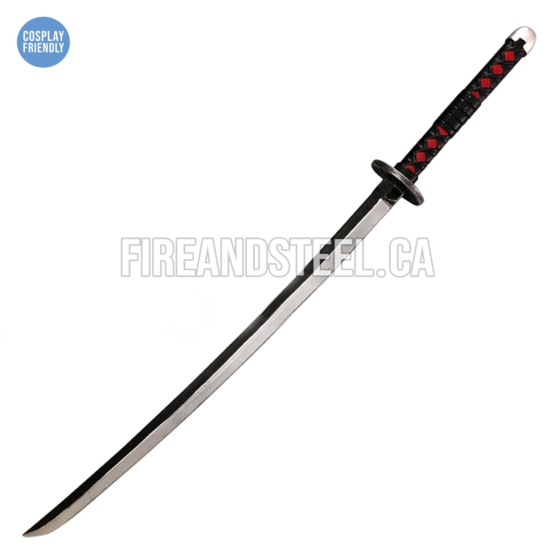 Tanjiro Kamado's Black Nichirin Katana (High Density Foam) Anime Sword - Tophatter Daily Deals