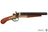 Wells Fargo Stagecoach Defender - Double Barrel Wyatt Earp Shotgun Pistol / Sawn-Off with Brass Action- USA 1868 Pistol Replica - Tophatter Daily Deals