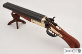 Wells Fargo Stagecoach Defender - Double Barrel Wyatt Earp Shotgun Pistol / Sawn-Off with Brass Action- USA 1868 Pistol Replica - Tophatter Daily Deals