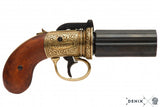 6 Cannon "Pepperbox" Revolver - London 1840 (Brass) Replica Cannon - Tophatter Daily Deals
