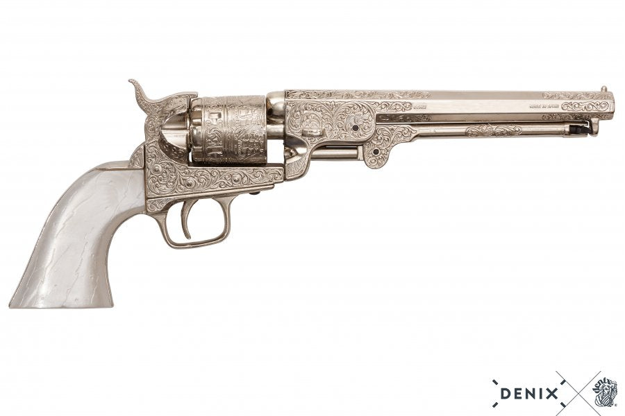 Colt Navy Civil War Revolver 1851 (Pearl) Gun Replica - Tophatter Daily Deals