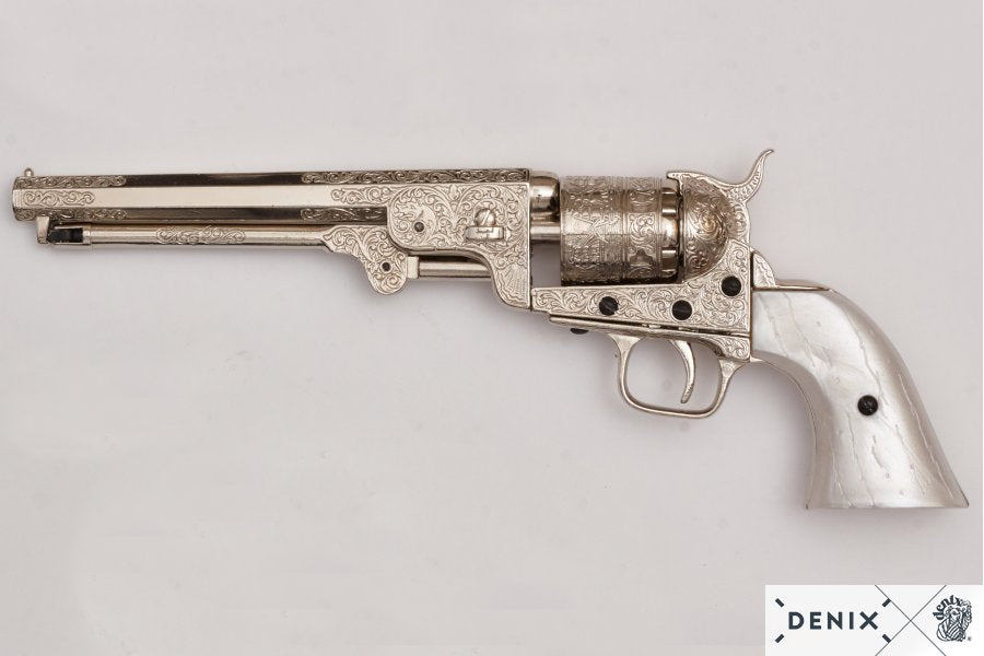 Colt Navy Civil War Revolver 1851 (Pearl) Gun Replica - Tophatter Daily Deals