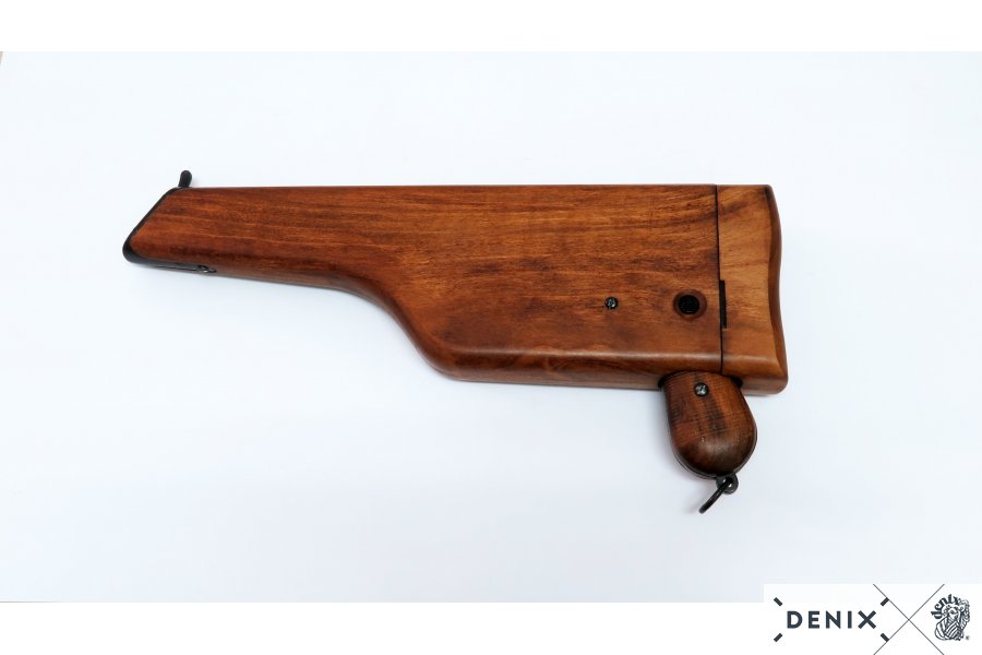 Mauser C96 "Broomhandle" Pistol with Removable Stock Holster Gun Replica - Tophatter Daily Deals