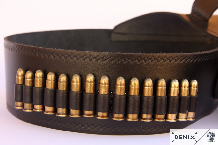 Mare's Leg Leather holster with 15 Dummy Rounds Collectible - Tophatter Daily Deals
