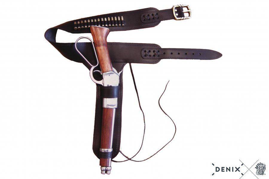 Mare's Leg Leather holster with 15 Dummy Rounds Collectible - Tophatter Daily Deals
