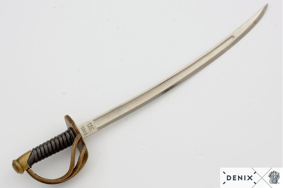 US Civil War Officer's Sabre with Scabbard Collectible (26cm) Sword Sheath - Tophatter Daily Deals