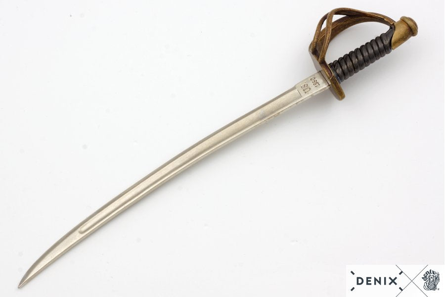 US Civil War Officer's Sabre with Scabbard Collectible (26cm) Sword Sheath - Tophatter Daily Deals