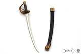 US Civil War Officer's Sabre with Scabbard Collectible (26cm) Sword Sheath - Tophatter Daily Deals