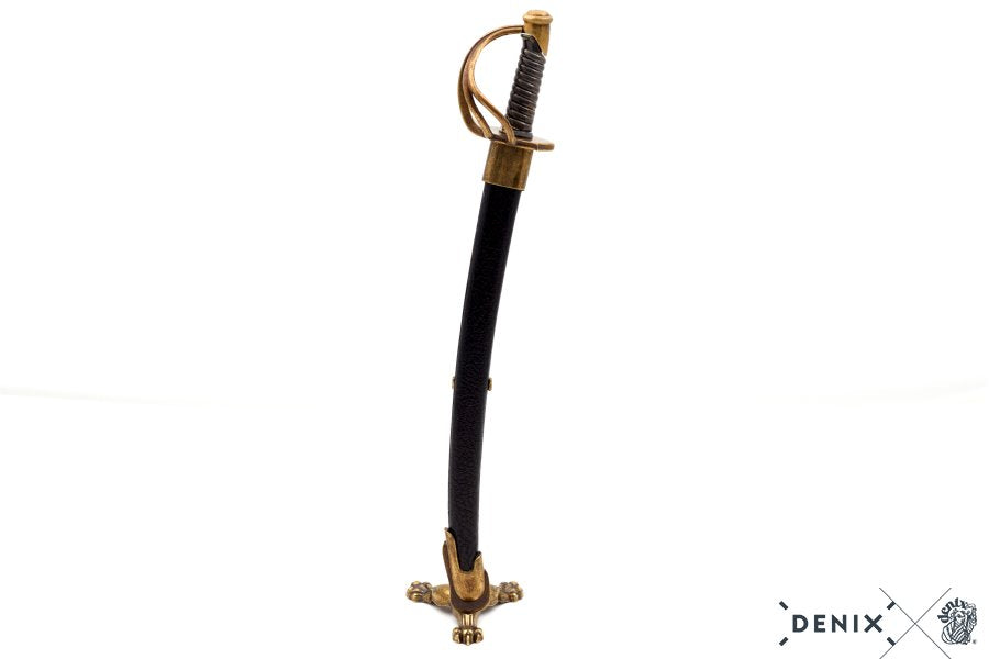 US Civil War Officer's Sabre with Scabbard Collectible (26cm) Sword Sheath - Tophatter Daily Deals