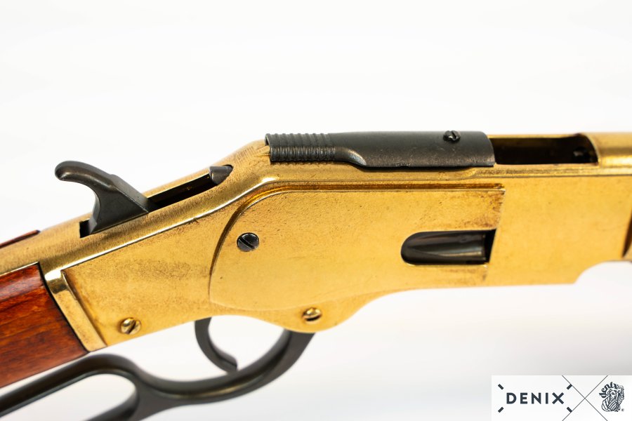 "The Gun That Won The West" Winchester '73 Repeating Rifle (Black, Gold) - USA 1873