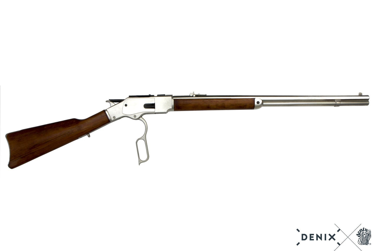 Model 1873 Repeating Rifle (Nickel) - Simulated Loading and Shell Ejection