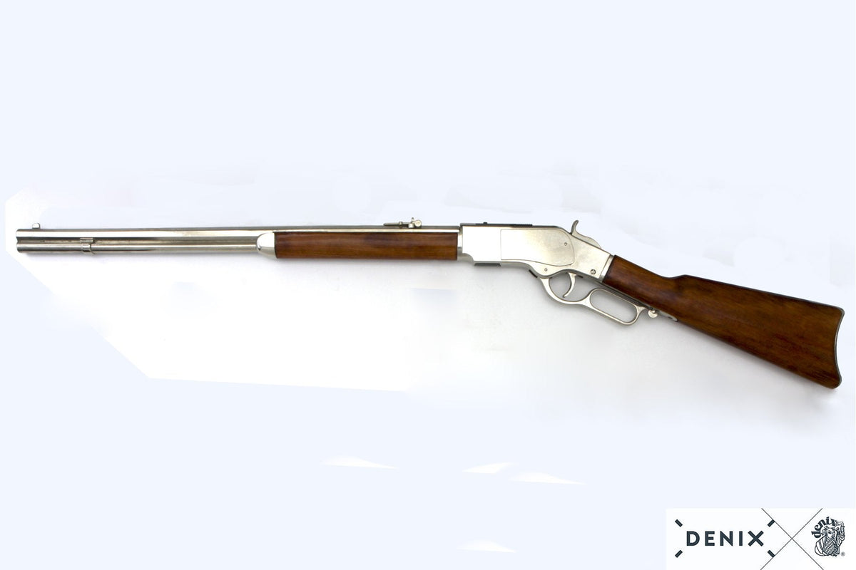 Model 1873 Repeating Rifle (Nickel) - Simulated Loading and Shell Ejection