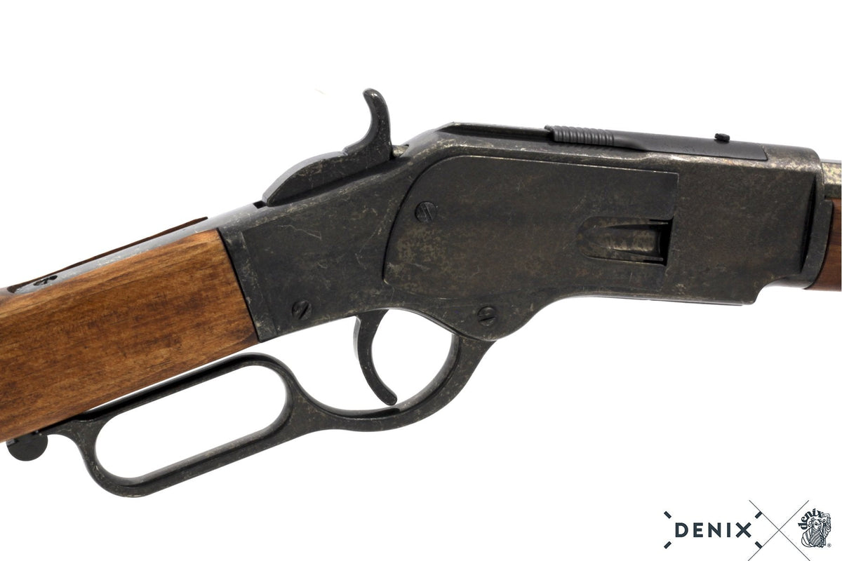 Model 1873 Repeating Rifle - Simulated Loading and Shell Ejection Rifle Replica - Tophatter Daily Deals