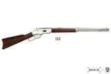 Model 1873 Repeating Rifle (Nickel) - Simulated Loading and Shell Ejection