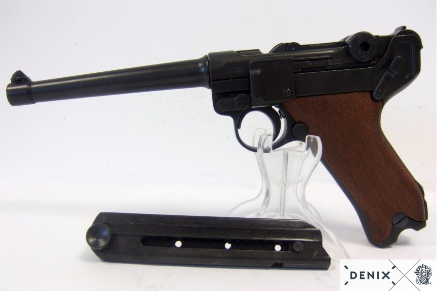 Luger Parabellum P08 (Wood Grips) - Germany WWI & WWII Gun Replica - Tophatter Daily Deals