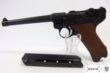 Luger Parabellum P08 (Wood Grips) - Germany WWI & WWII Gun Replica - Tophatter Daily Deals