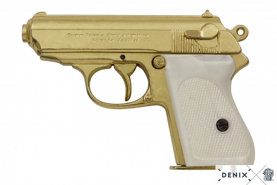 JAMES BOND - Walther PPK in Gold Gun Replica - Tophatter Daily Deals