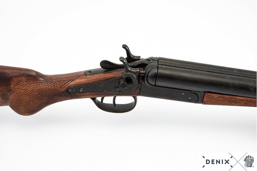 Wyatt Earp Double Barrel Shotgun Display Replica USA 1868 Collectible Replica - Tophatter Daily Deals