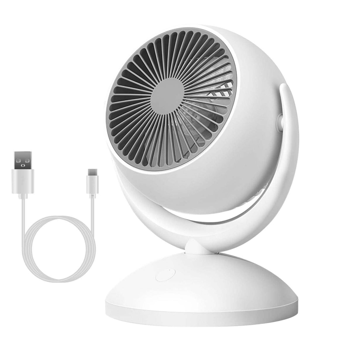 Desk Air Circulator Fan 4 Speed Adjustment Household Appliances - Tophatter Daily Deals