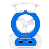 Desk Cooling Fan with 180 Degree Adjustable LED Lamp Blue Outdoor Recreation - Tophatter Daily Deals