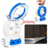 Desk Cooling Fan with 180 Degree Adjustable LED Lamp Outdoor Recreation - Tophatter Daily Deals