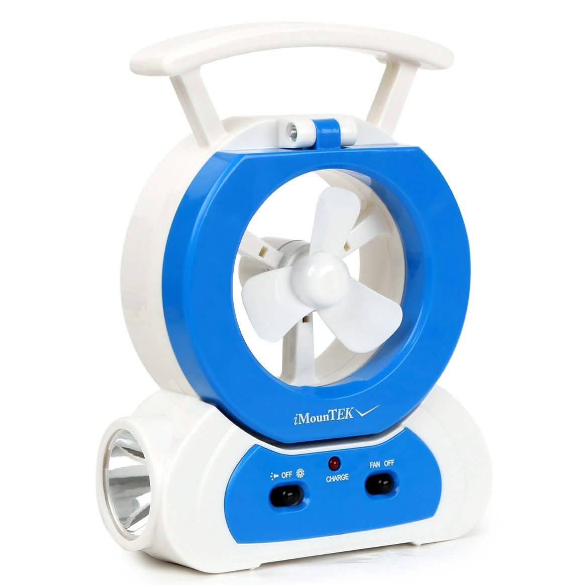 Desk Cooling Fan with 180 Degree Adjustable LED Lamp Outdoor Recreation - Tophatter Daily Deals