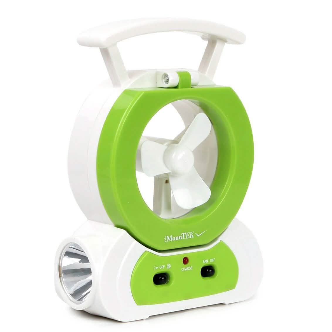 Desk Cooling Fan with 180 Degree Adjustable LED Lamp Outdoor Recreation - Tophatter Daily Deals