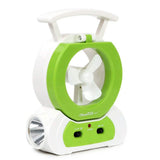 Desk Cooling Fan with 180 Degree Adjustable LED Lamp Outdoor Recreation - Tophatter Daily Deals