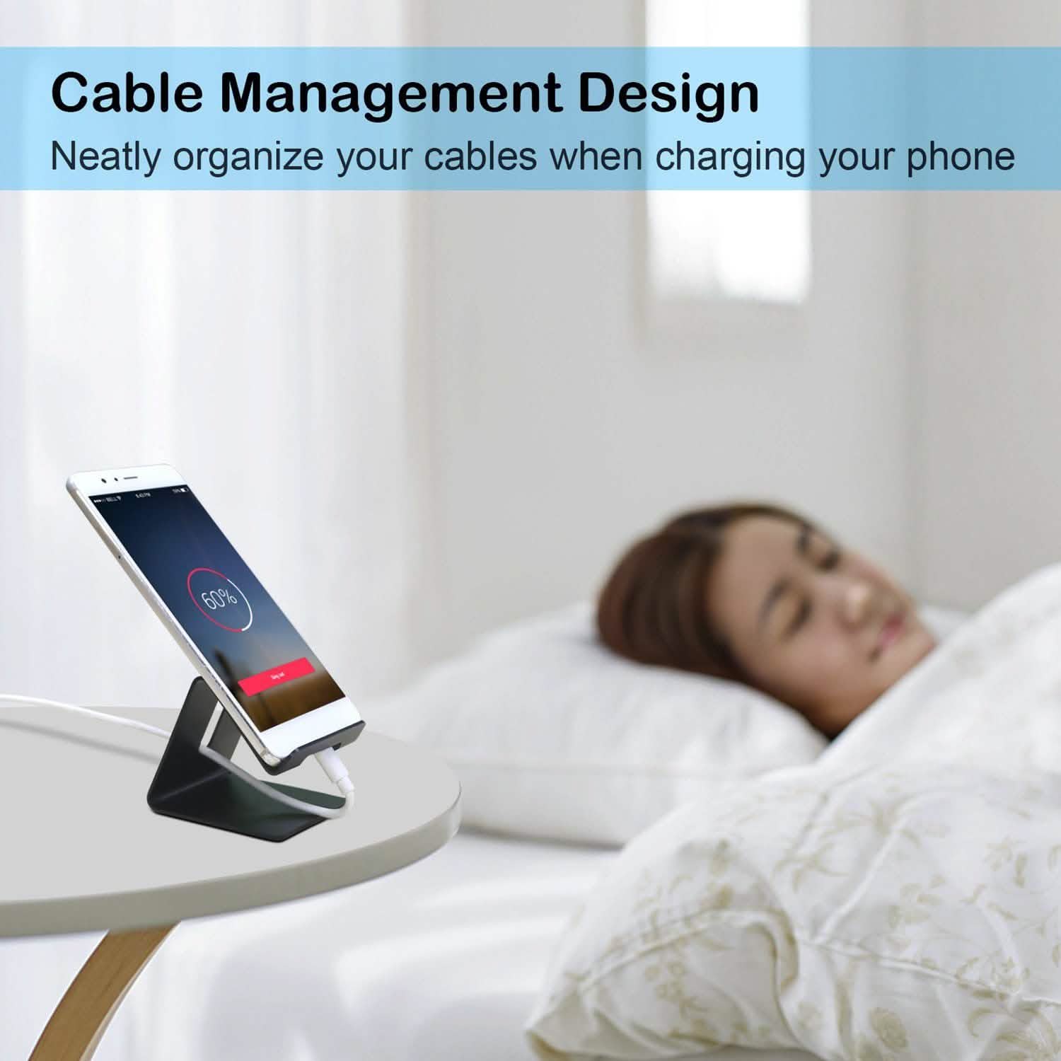 Desktop Aluminum Alloy Smartphone Stand Mobile Accessories - Tophatter Daily Deals