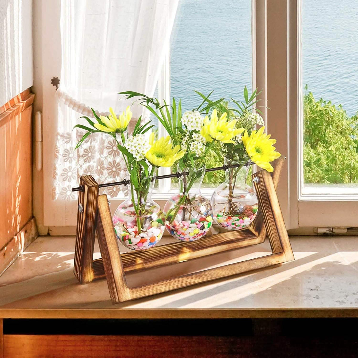 Desktop Glass Bulb Planter Furniture & Decor - Tophatter Daily Deals