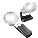 Desktop Handheld Magnifier Two-way Magnifying Mirror Foldable Desktop Magnifier - Tophatter Daily Deals