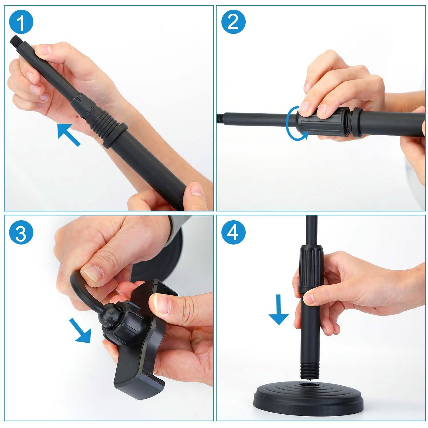 Desktop Phone Stand with Adjustable Angle Height Mobile Accessories - Tophatter Daily Deals
