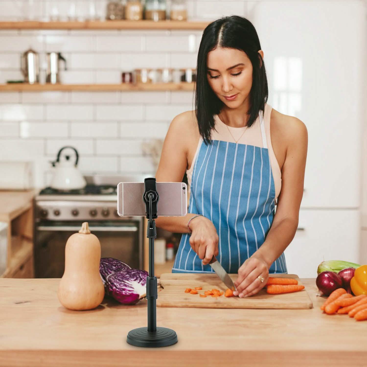 Desktop Phone Stand with Adjustable Angle Height Mobile Accessories - Tophatter Daily Deals