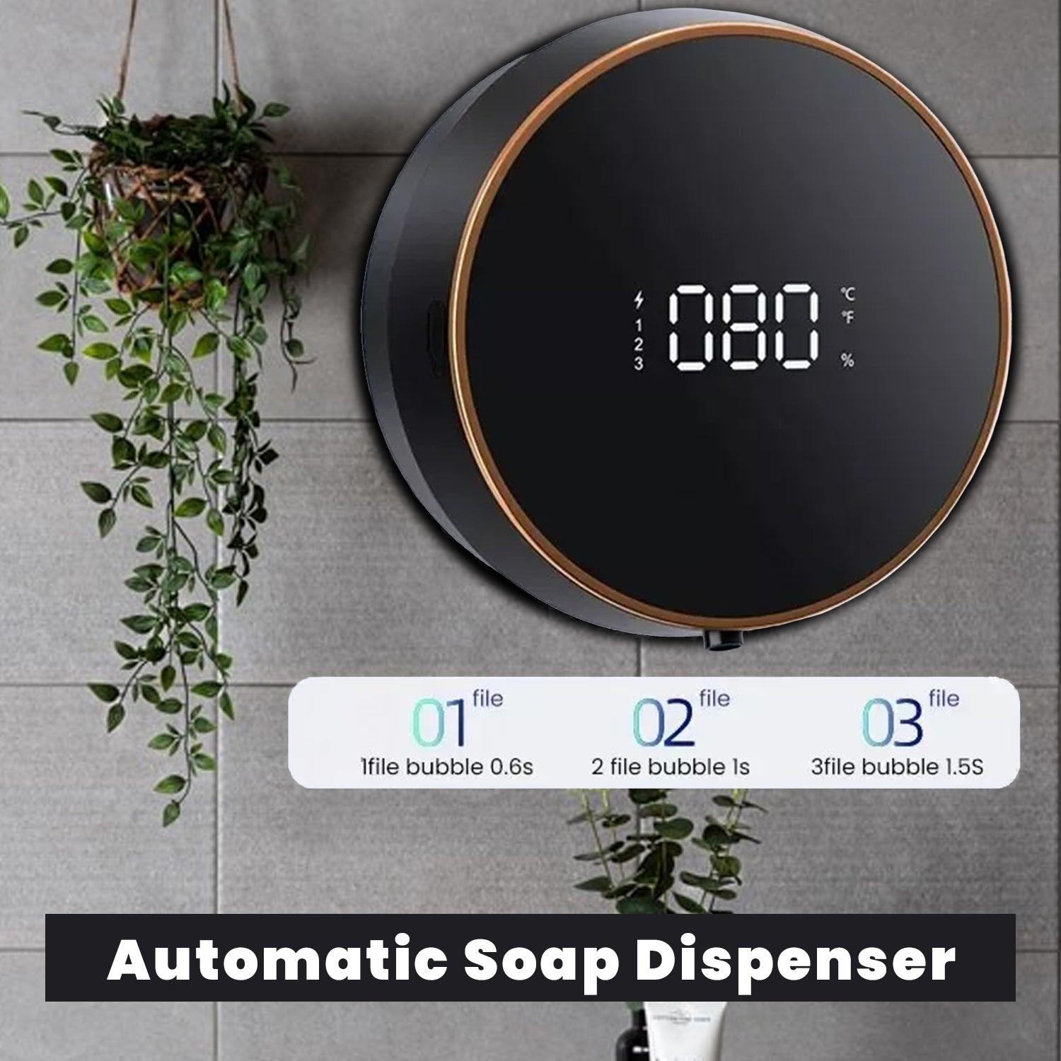 Automatic Soap Dispenser - USB Wall-mounted Touchless Liquid Foam Machine Infrared Accessories - Tophatter Daily Deals