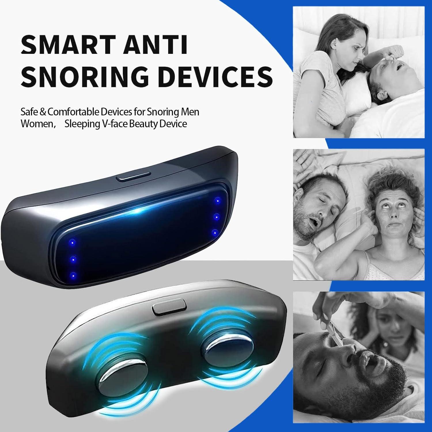 Anti Snore Device - Electric Micro Noise Stopper Sleep Apnea Aid Stop Snore HB Health Care - Tophatter Daily Deals