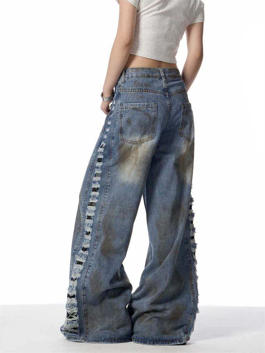 American Retro Gradient Jeans For Women's High Street 0 - Tophatter Daily Deals