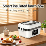 Electric Heated Lunch Box USB Rechargeable 1000ml Kitchen Appliances - Tophatter Daily Deals