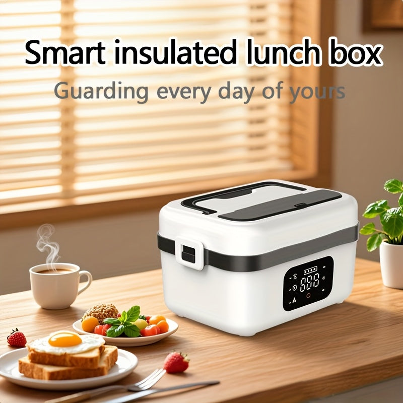 Electric Heated Lunch Box USB Rechargeable 1000ml Kitchen Appliances - Tophatter Daily Deals