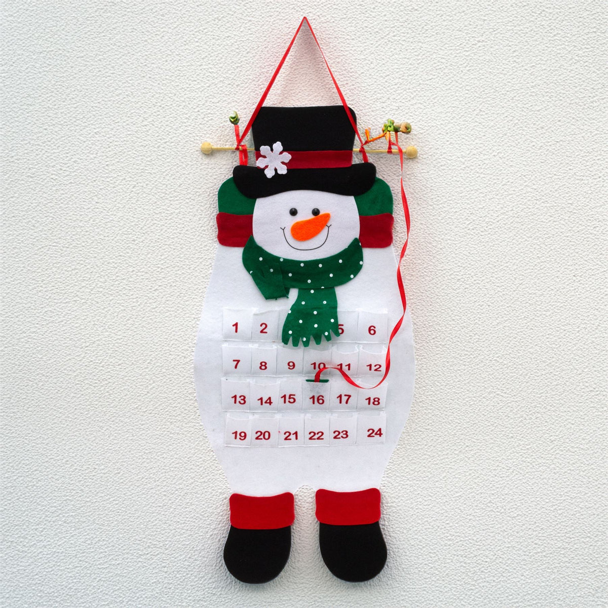 Snowman Christmas Advent Calendar | Fill Your Own Kids Advent Calendar - 71cm Advent Calendar - Tophatter Daily Deals
